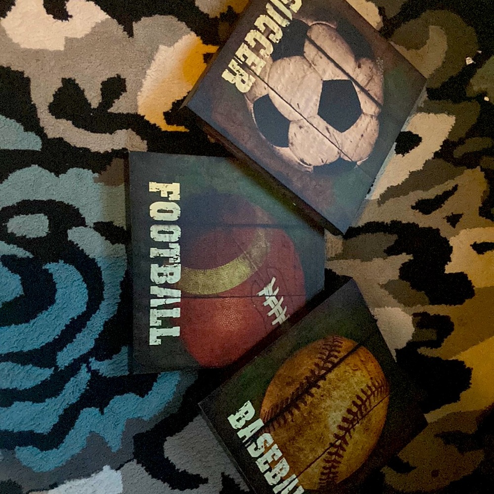 3 Sport canvas pictures